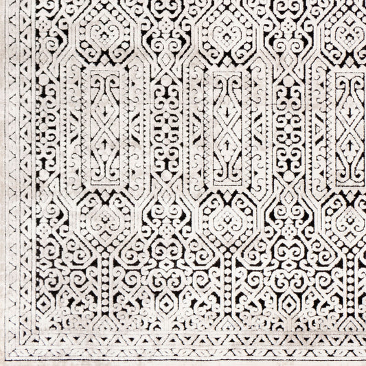 Alfombra decorativa tejida a máquina Dantel DTL-2302 de 2' x 3'