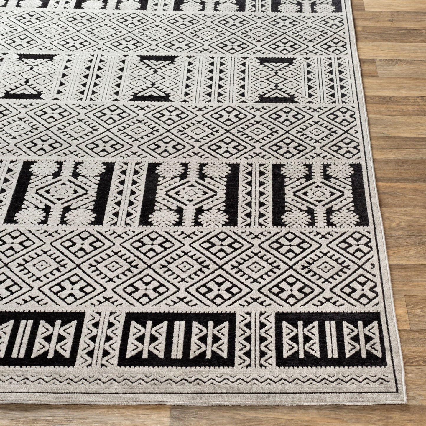 Alfombra decorativa tejida a máquina Dantel DTL-2304 de 2' x 3'