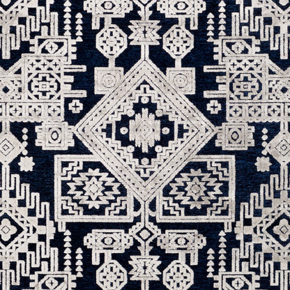 Alfombra decorativa tejida a máquina Dantel DTL-2307 de 2' x 3'