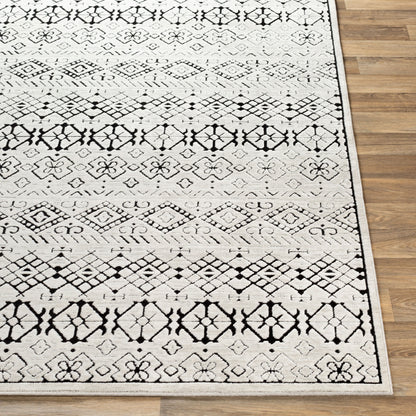 Alfombra decorativa tejida a máquina Dantel DTL-2325 de 2' x 3'