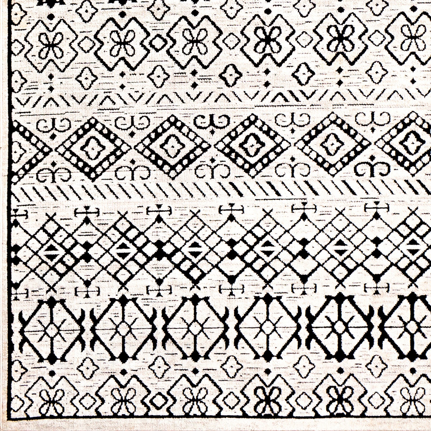 Alfombra decorativa tejida a máquina Dantel DTL-2325 de 2' x 3'