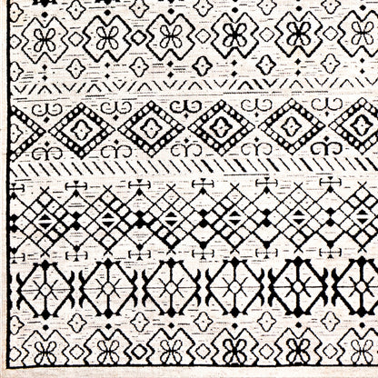 Alfombra decorativa tejida a máquina Dantel DTL-2325 de 2' x 3'