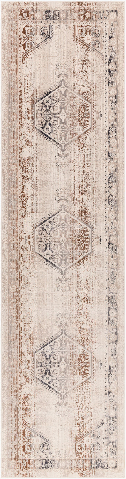 Dublin DUB-2301 10ft Runner Machine Woven Runner Rug