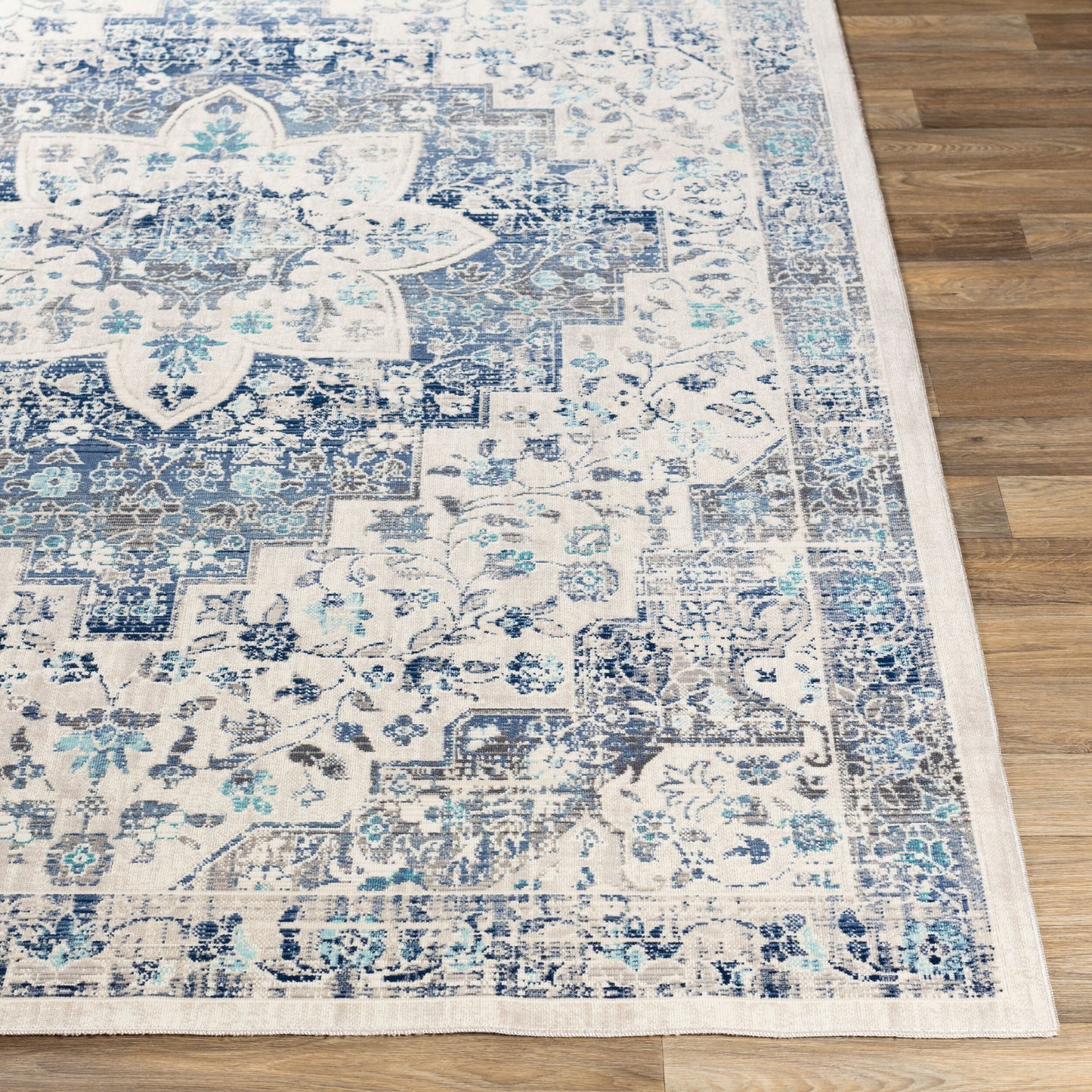 Alfombra decorativa tejida a máquina Dublin DUB-2302 de 2' x 3'