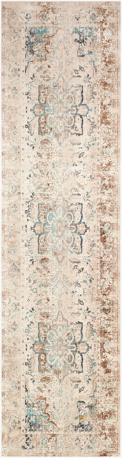 Alfombra decorativa tejida a máquina Dublin DUB-2307 de 85 cm x 138 cm