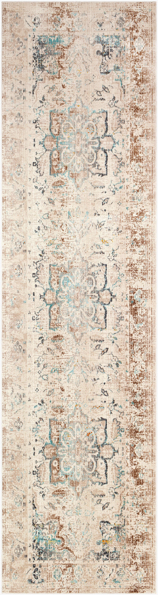 Alfombra decorativa tejida a máquina Dublin DUB-2307 de 85 cm x 138 cm