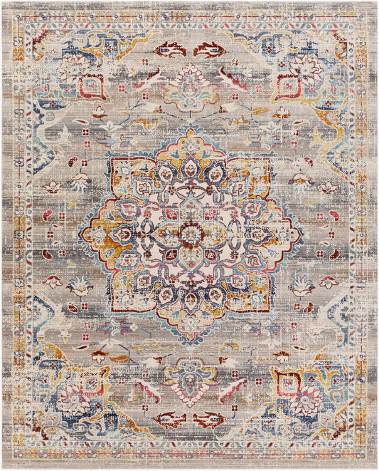 Alfombra decorativa tejida a máquina Dublin DUB-2308 de 90 cm x 170 cm