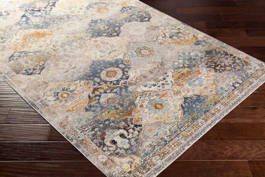 Alfombra decorativa tejida a máquina Dublin DUB-2313 de 90 x 150 cm