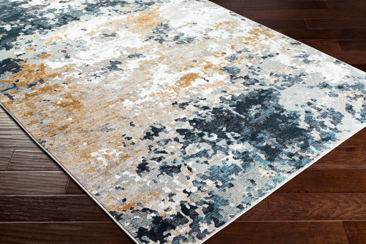 Alfombra decorativa tejida a máquina Dublin DUB-2314 de 2' x 3'