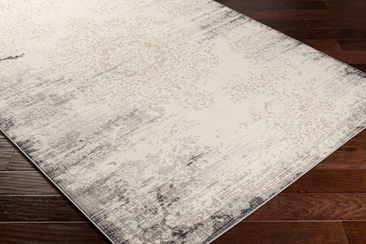 Alfombra decorativa tejida a máquina Dublin DUB-2315 de 2' x 3'