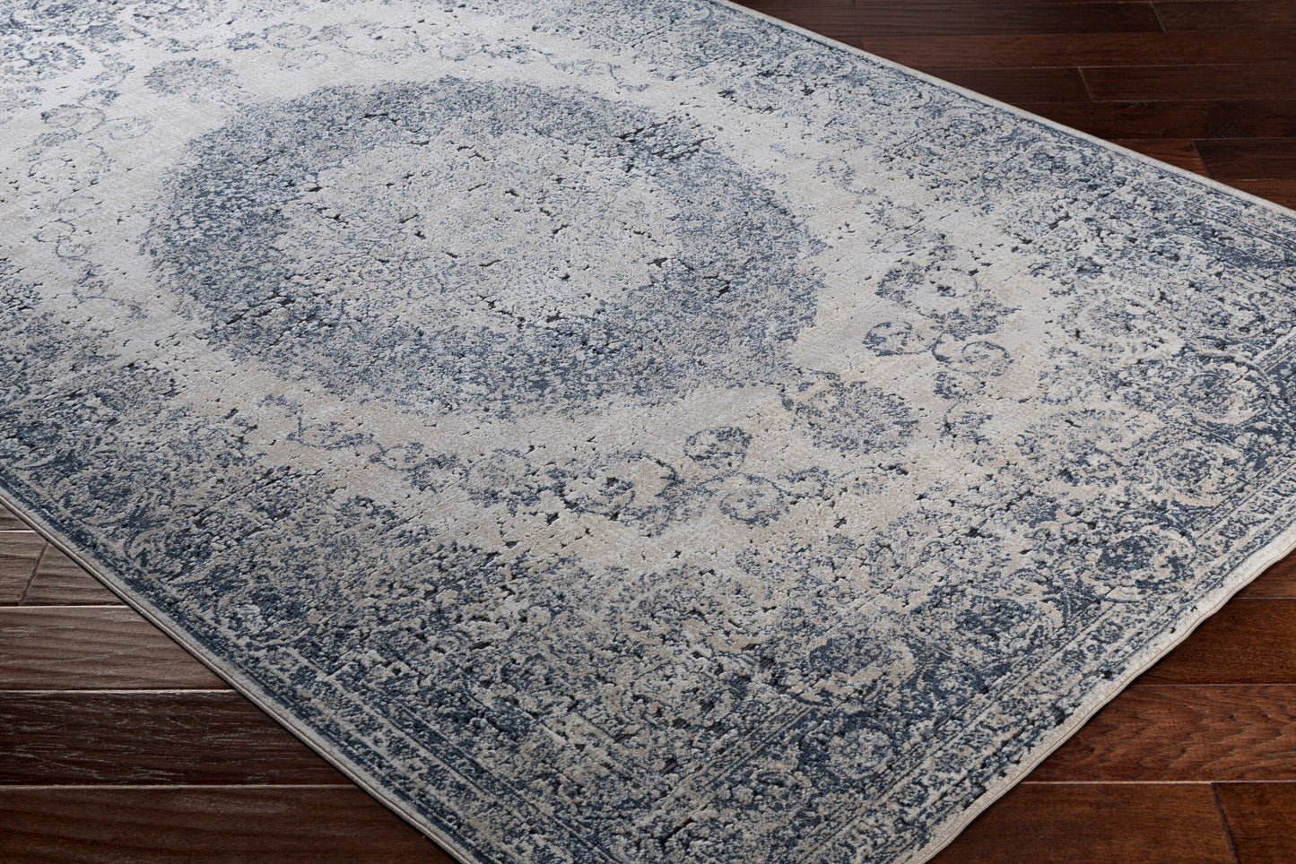 Alfombra decorativa tejida a máquina Durham DUR-1008 de 2' x 3'