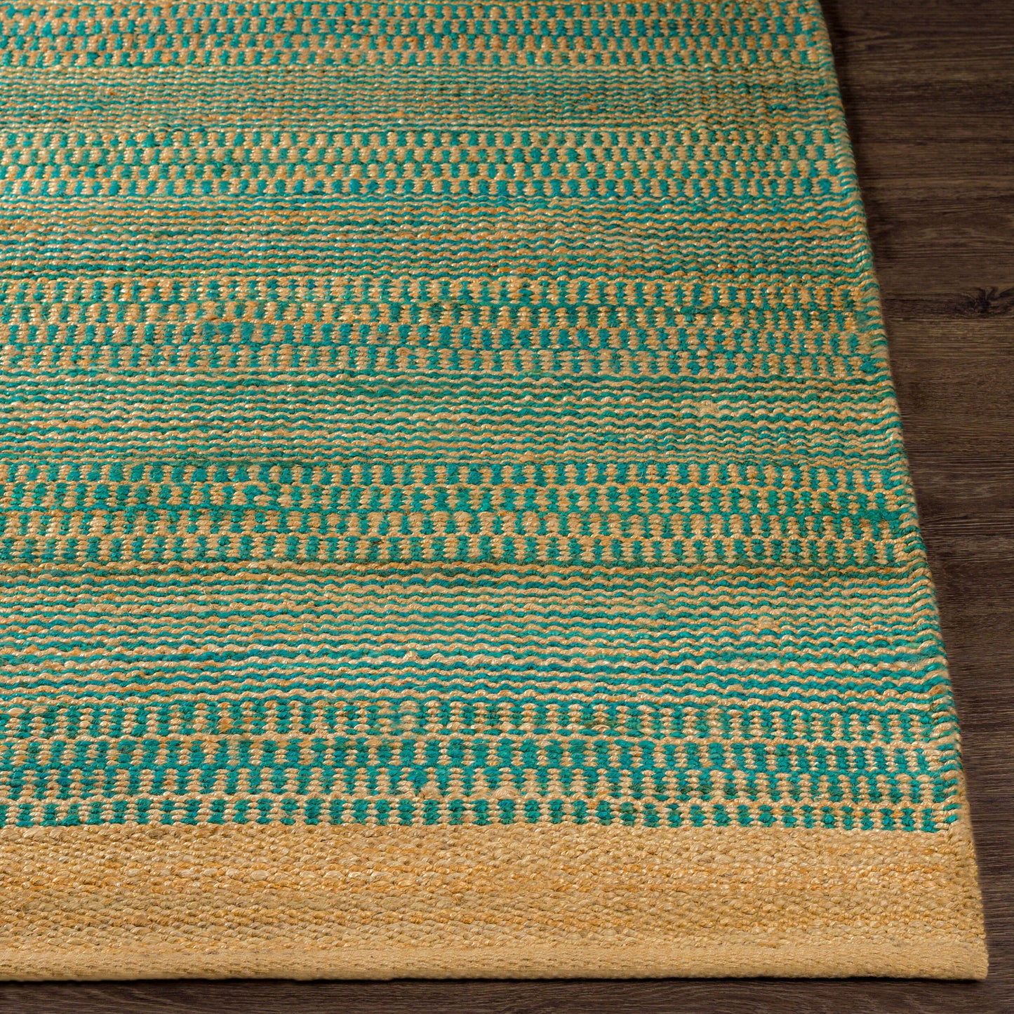 Alfombra de yute hecha a mano Davidson DVD-1005 de 1,2 m x 1,8 m