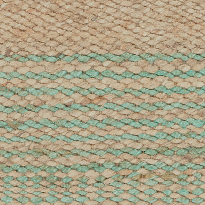 Alfombra de yute hecha a mano Davidson DVD-1005 de 1,2 m x 1,8 m