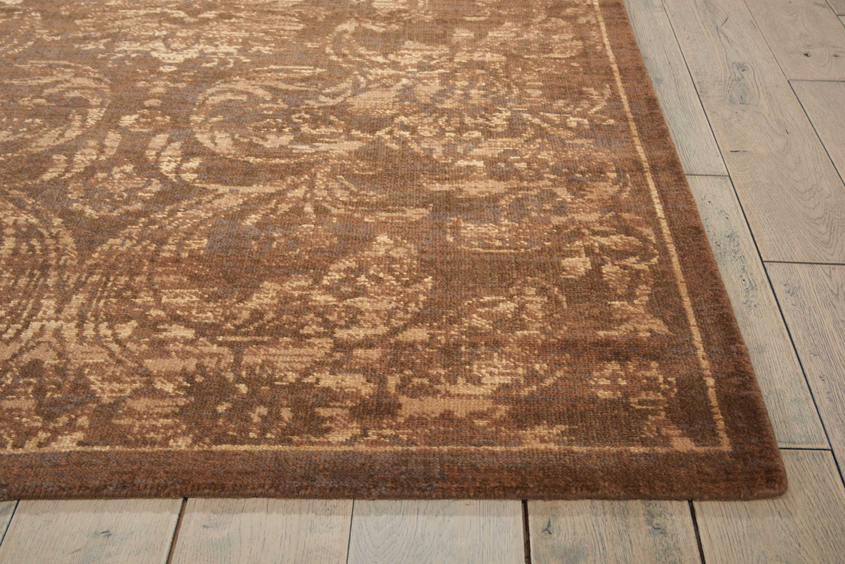 Silken Allure SLK19 Chocolate Loomed Rug
