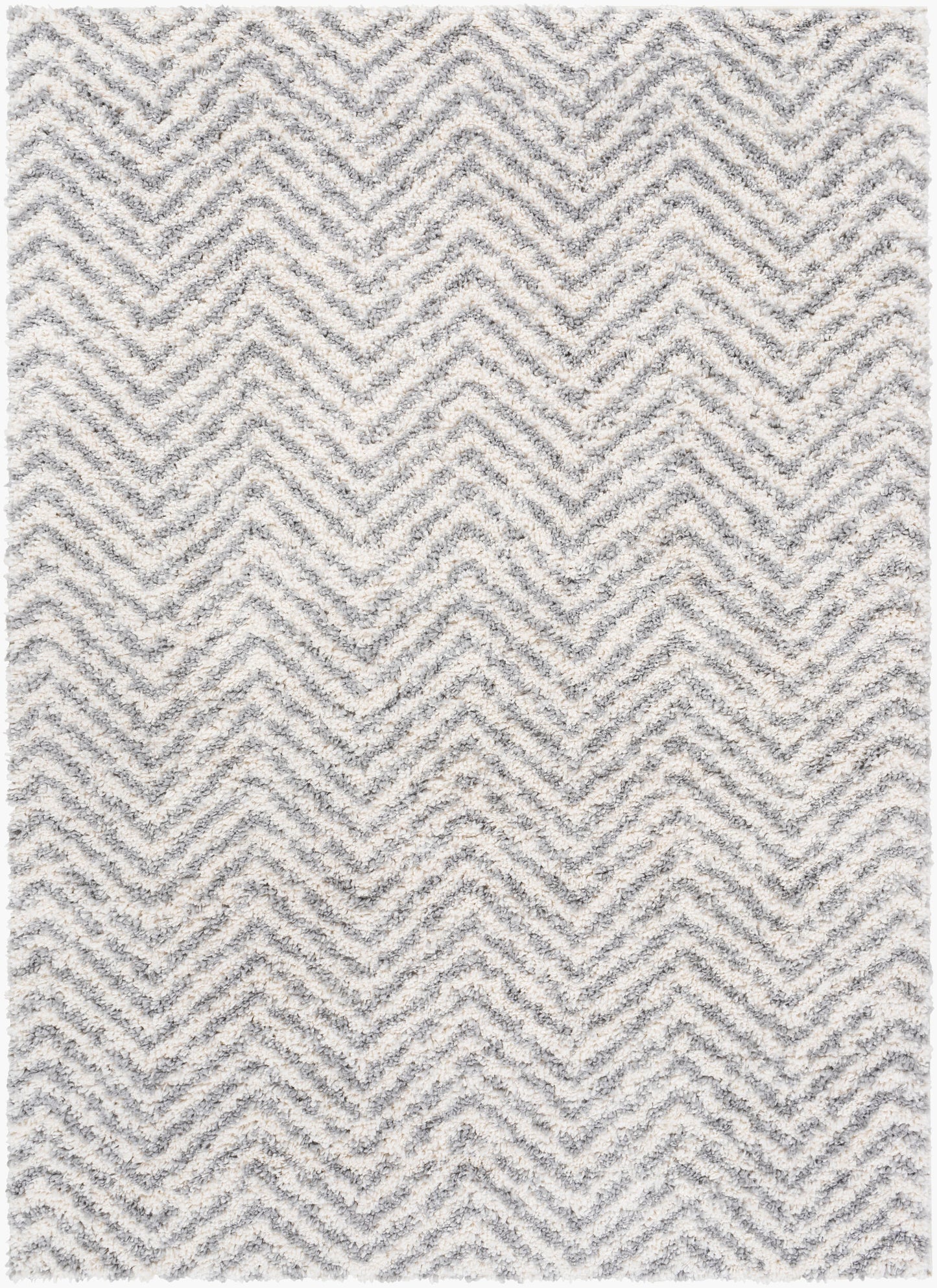 Alfombra decorativa tejida a máquina Deluxe Shag DXS-2307 de 2' x 3'