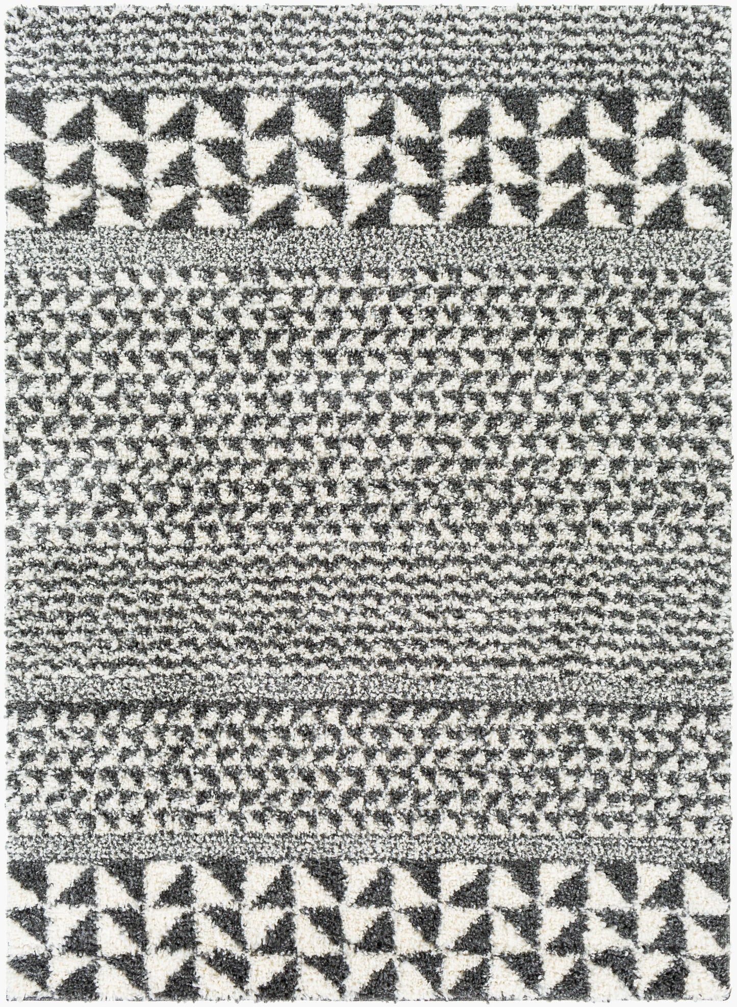 Deluxe Shag DXS-2310 5' x 7' Machine Woven Area Rug