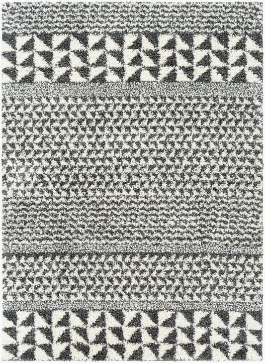 Deluxe Shag DXS-2310 5' x 7' Machine Woven Area Rug