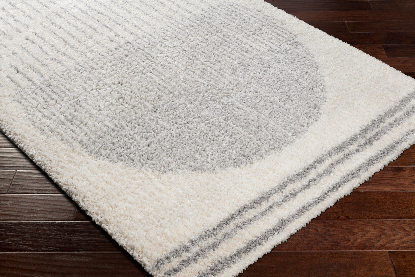 Alfombra decorativa tejida a máquina Deluxe Shag DXS-2318 de 2' x 3'