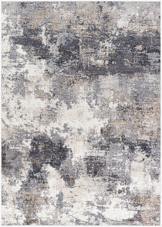 Alfombra Daytona Beach DYT-2303 de 1,83 m x 2,74 m, tejida a máquina, para interior y exterior