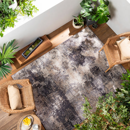 Alfombra Daytona Beach DYT-2303 de 1,52 m x 2,13 m, tejida a máquina, para interior y exterior