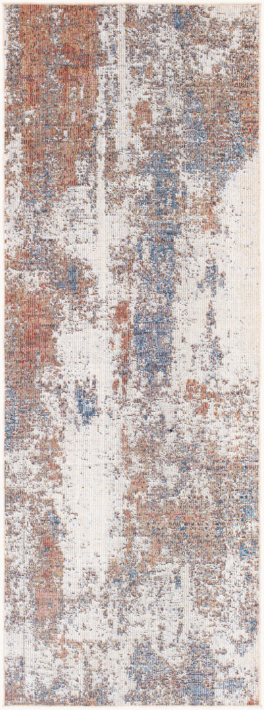 Daytona Beach DYT-2304 7ft Runner Machine Woven Indoor/Outdoor Runner Rug
