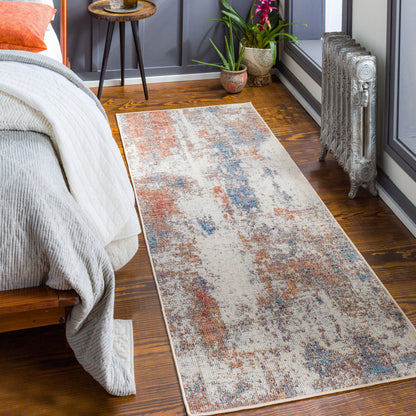 Daytona Beach DYT-2304 7ft Runner Machine Woven Indoor/Outdoor Runner Rug