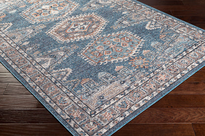 Daytona Beach DYT-2309 7ft Runner Machine Woven Indoor/Outdoor Runner Rug