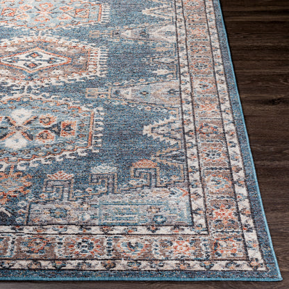Daytona Beach DYT-2309 7ft Runner Machine Woven Indoor/Outdoor Runner Rug