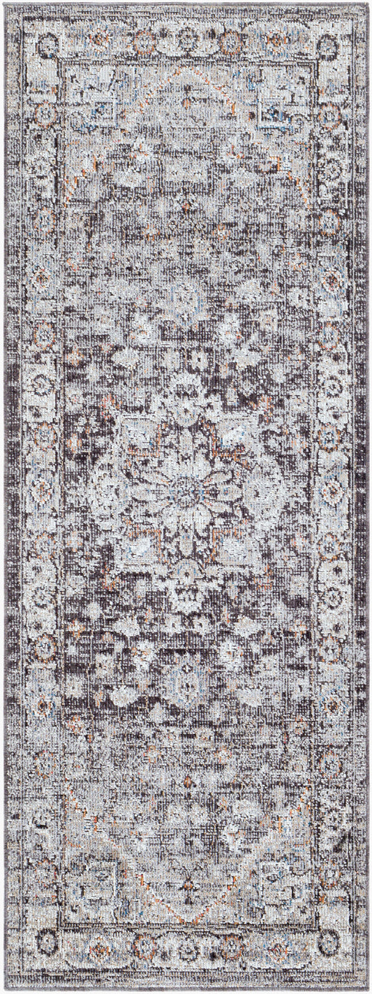 Daytona Beach DYT-2311 7ft Runner Machine Woven Indoor/Outdoor Runner Rug