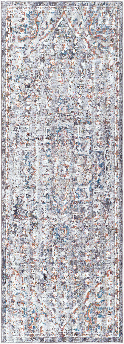 Daytona Beach DYT-2312 7ft Runner Machine Woven Indoor/Outdoor Runner Rug
