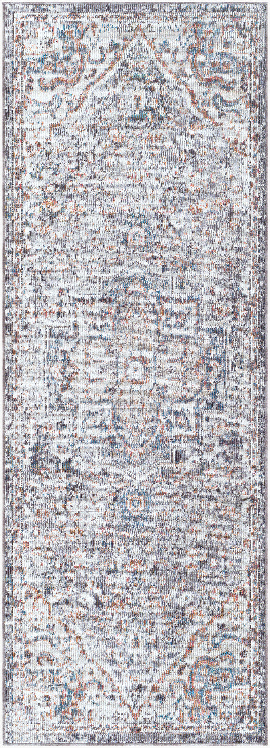 Daytona Beach DYT-2312 7ft Runner Machine Woven Indoor/Outdoor Runner Rug