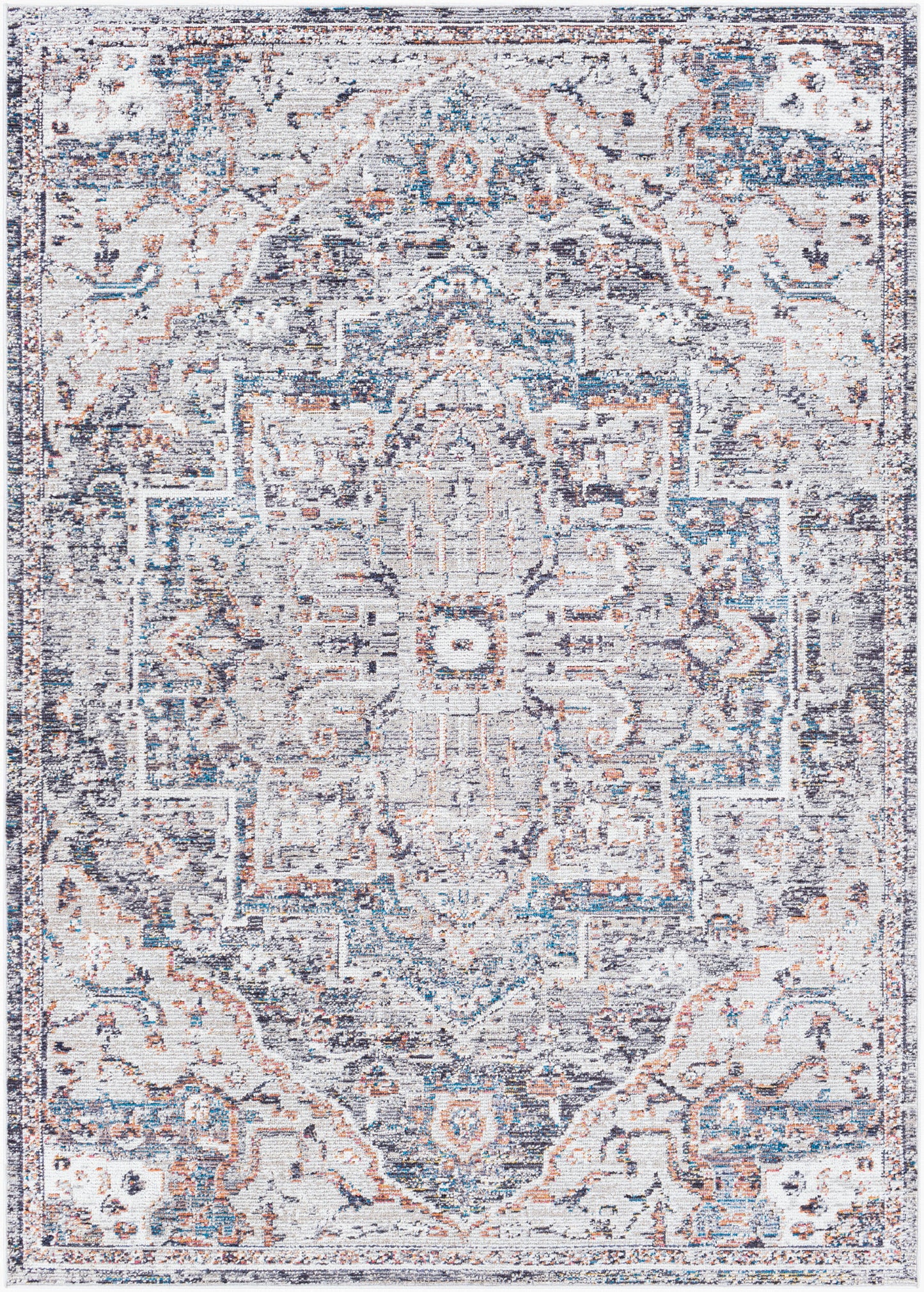 Alfombra Daytona Beach DYT-2312 de 1,52 m x 2,13 m, tejida a máquina, para interior y exterior