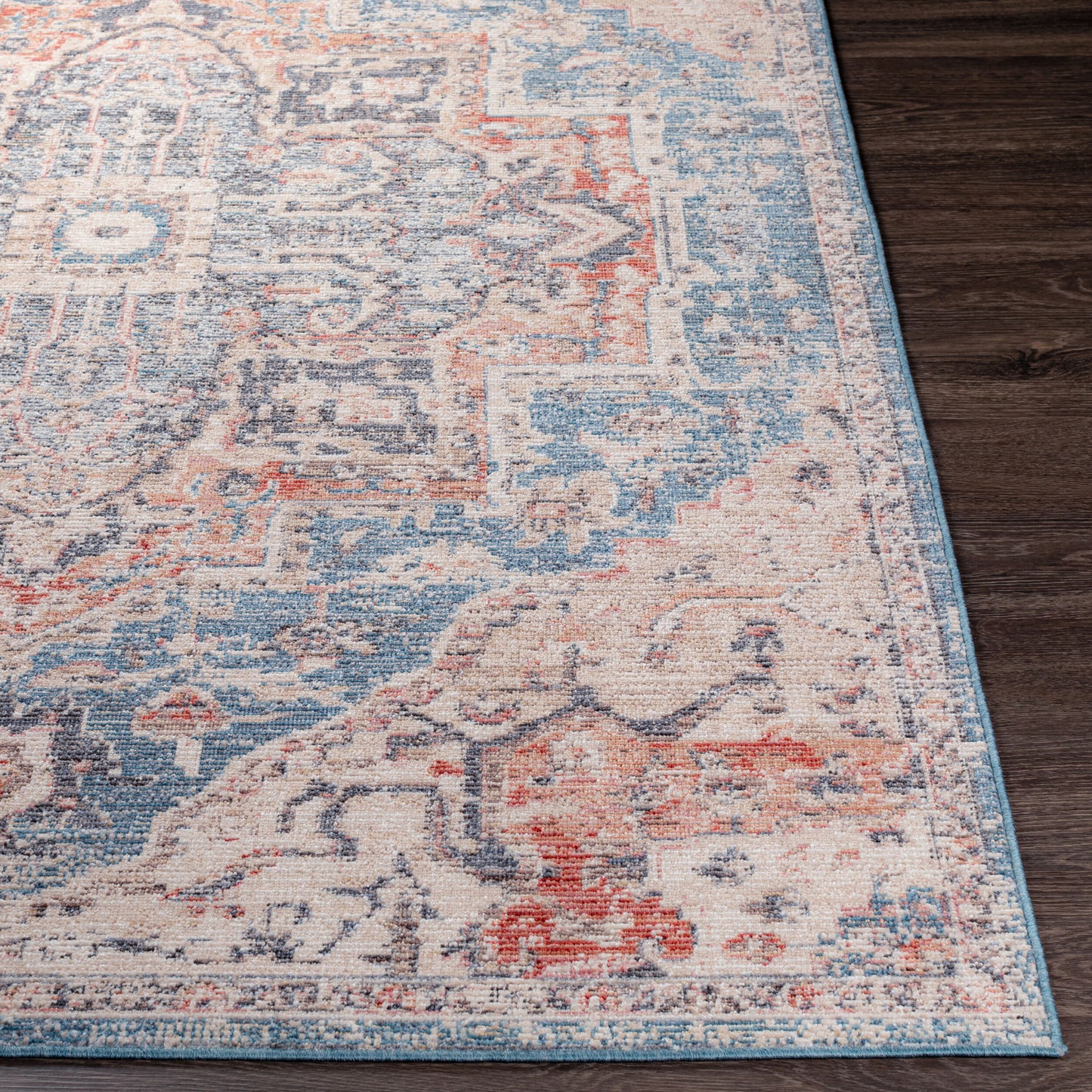 Daytona Beach DYT-2313 7ft Runner Machine Woven Indoor/Outdoor Runner Rug