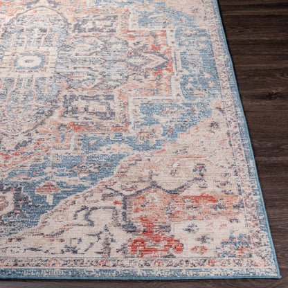Daytona Beach DYT-2313 7ft Runner Machine Woven Indoor/Outdoor Runner Rug