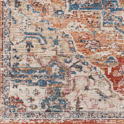Daytona Beach DYT-2314 7ft Runner Machine Woven Indoor/Outdoor Runner Rug