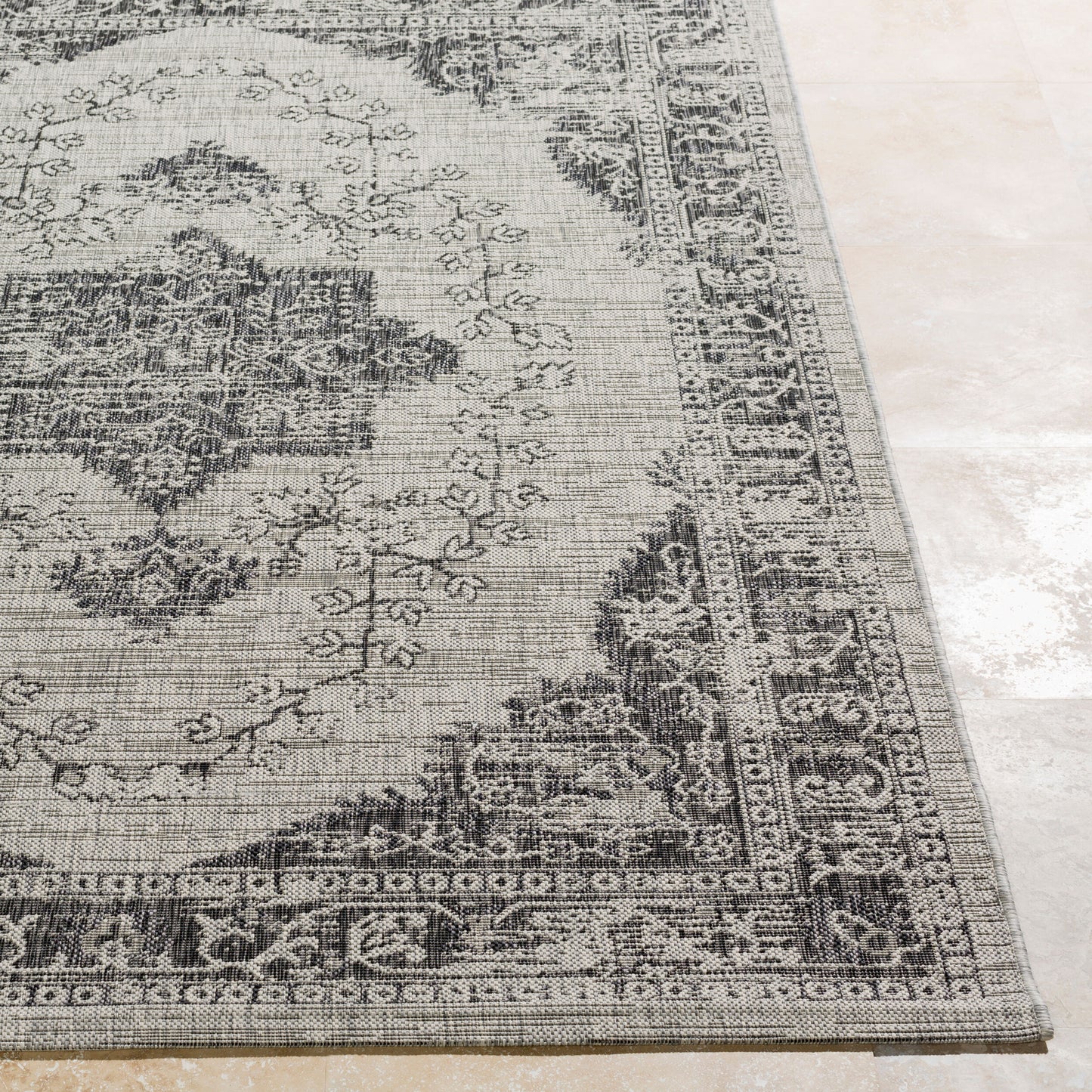 Alfombra tejida a máquina para interiores y exteriores Eagean EAG-2304 de 1,52 m x 2,13 m