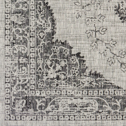 Alfombra tejida a máquina para interiores y exteriores Eagean EAG-2304 de 8' x 10'