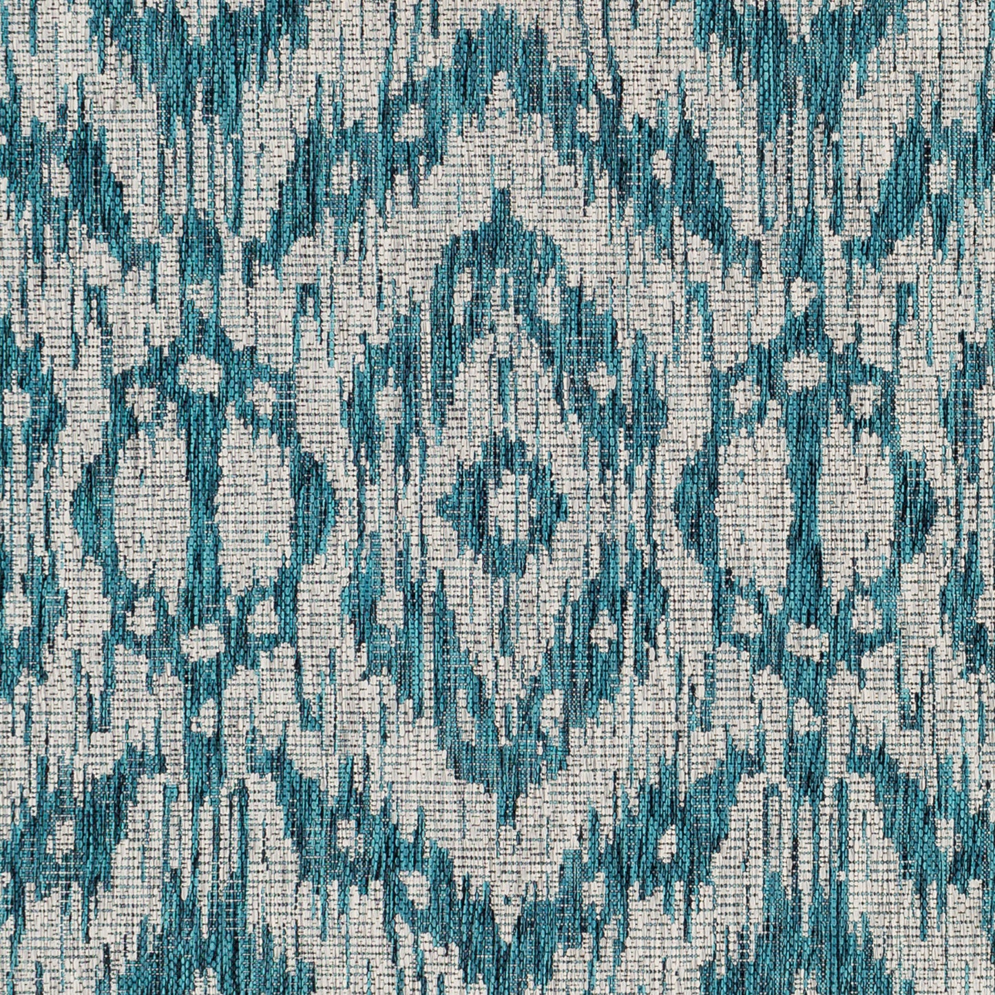 Alfombra decorativa para interior y exterior tejida a máquina Eagean EAG-2324 de 2' x 3'