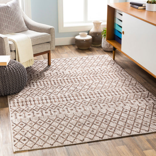Eagean EAG-2331 2' x 3' Machine Woven Indoor/Outdoor Accent Rug