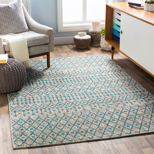 Eagean EAG-2333 2' x 3' Machine Woven Indoor/Outdoor Accent Rug