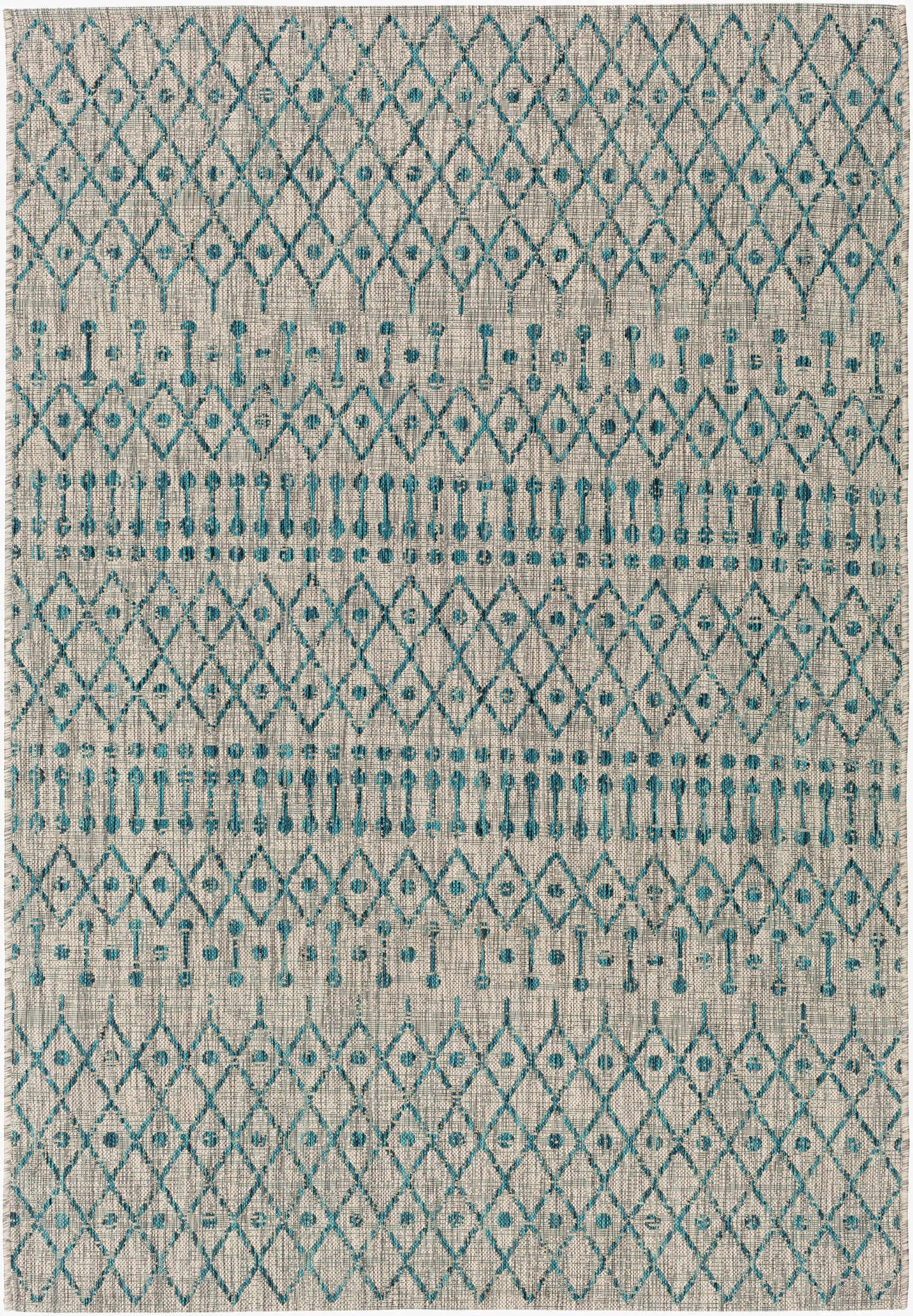 Alfombra tejida a máquina para interiores y exteriores Eagean EAG-2333 de 1,52 m x 2,13 m