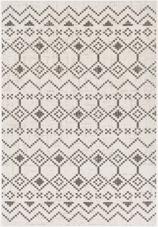 Alfombra tejida a máquina para interiores y exteriores Eagean EAG-2339 de 8' x 10'