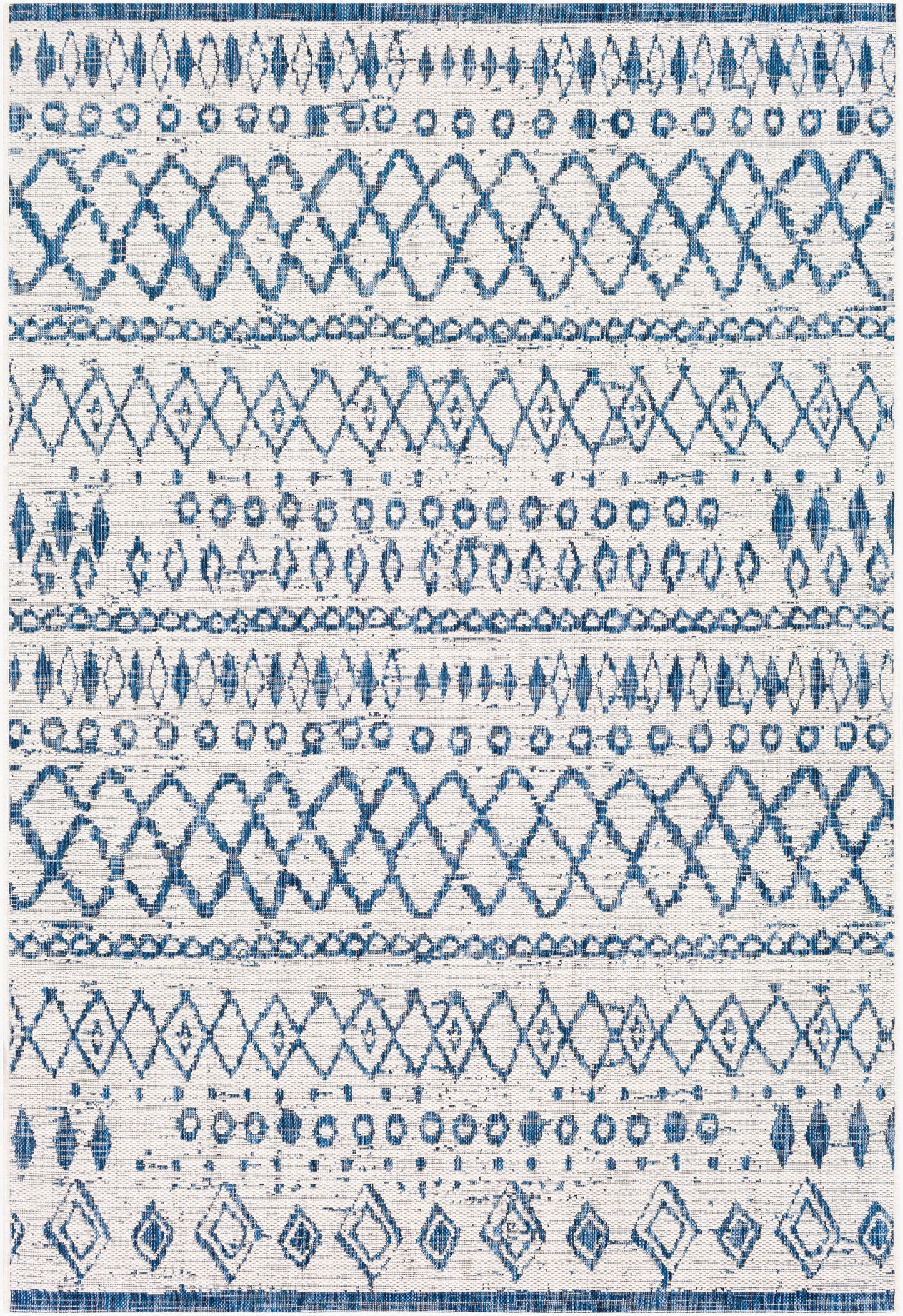 Alfombra tejida a máquina para interiores y exteriores Eagean EAG-2340 de 8' x 10'