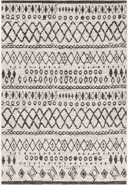 Alfombra tejida a máquina para interiores y exteriores Eagean EAG-2341 de 2,7 x 3,6 m