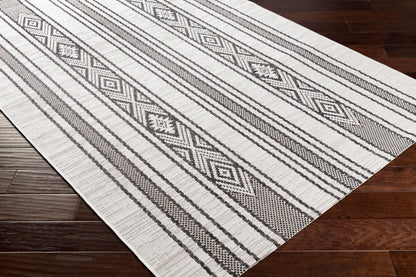 Eagean EAG-2352 6ft Square Machine Woven Indoor/Outdoor Area Rug