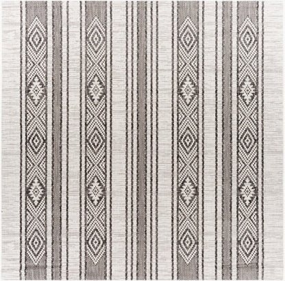 Eagean EAG-2352 8ft Square Machine Woven Indoor/Outdoor Area Rug