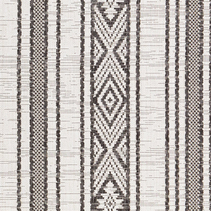 Eagean EAG-2352 8ft Round Machine Woven Indoor/Outdoor Area Rug