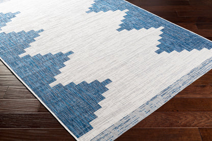 Eagean EAG-2355 6ft Square Machine Woven Indoor/Outdoor Area Rug
