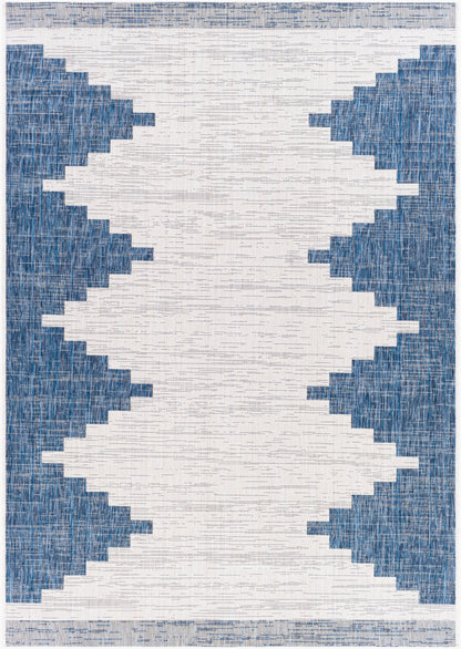 Alfombra tejida a máquina para interiores y exteriores Eagean EAG-2355 de 1,52 m x 2,13 m