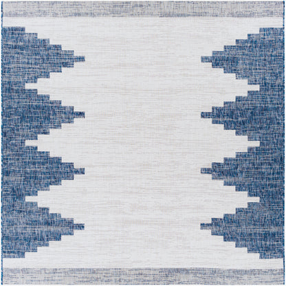 Eagean EAG-2355 6ft Square Machine Woven Indoor/Outdoor Area Rug